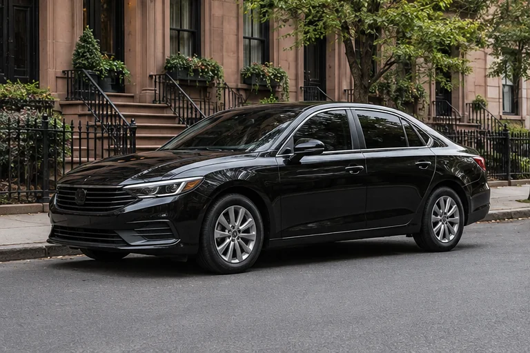 Representative black economy & family vehicles with tinted windows